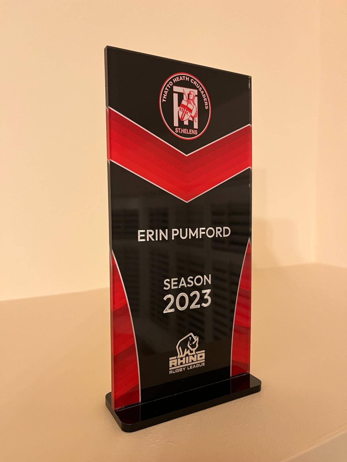 Mason Gallery - Erin Pumford Warrington Rhinos Award